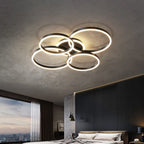 Lustre Chambre Adulte — Doré 2 anneaux