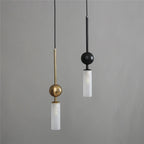 Lustre Luxe Nordique Art — Fer Or et Noir LED — Restaurant et Chambre