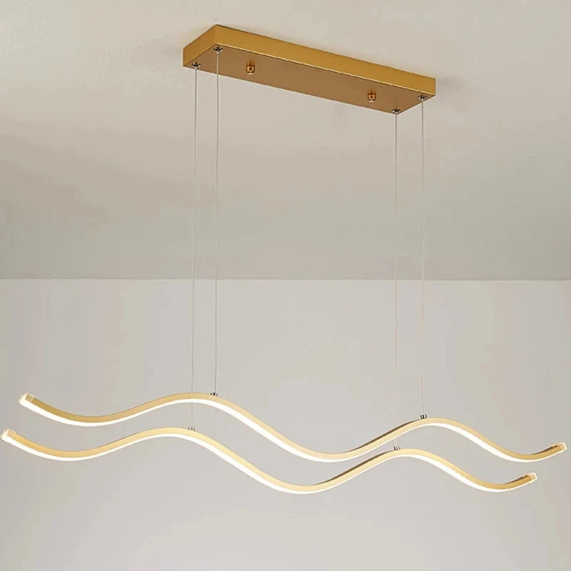 Lustre Nordique Blanc — Salle à Manger