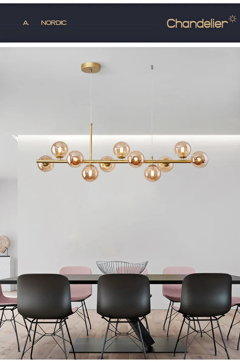 Lustre Design Salon — Verre