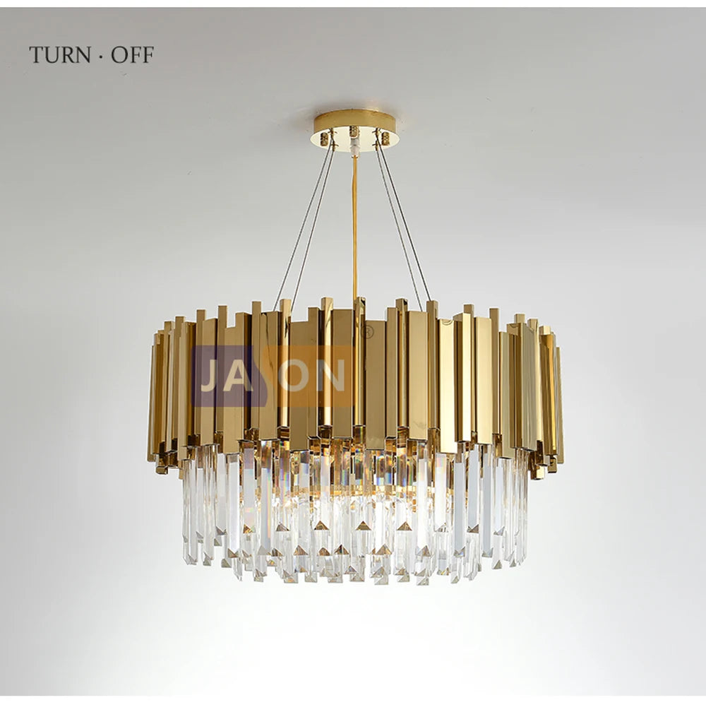 Lustre en Cristal Pas Cher — Métal