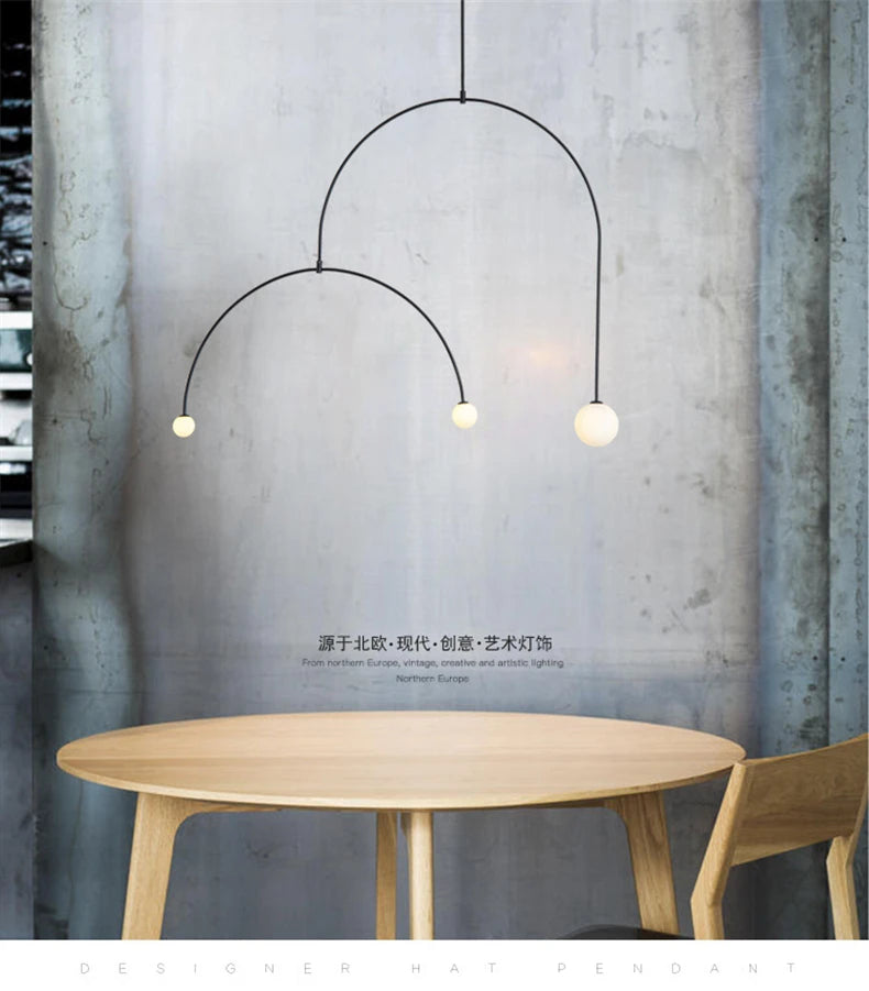 Lustre Industriel — Plafonnier Nordique Design