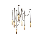 Lustre Aluminium Design — Métal — 3 ampoules