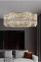 Lustre Salon Noir — Cristal