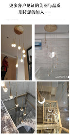 Lustre Salon Moderne — Cristal