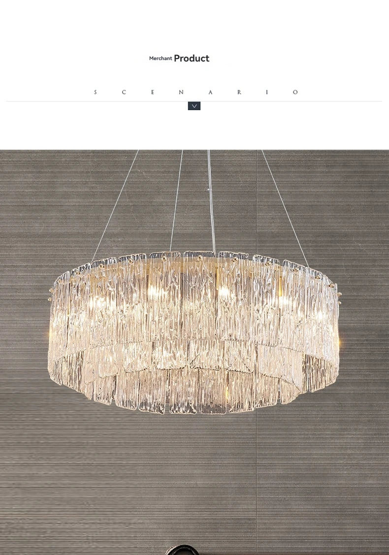 Lustre Moderne Design — Verre