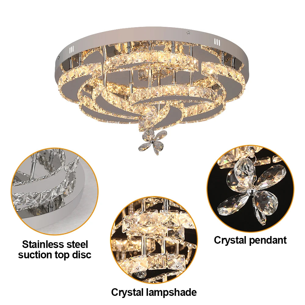 Lustre Luxe Doré — Moderne