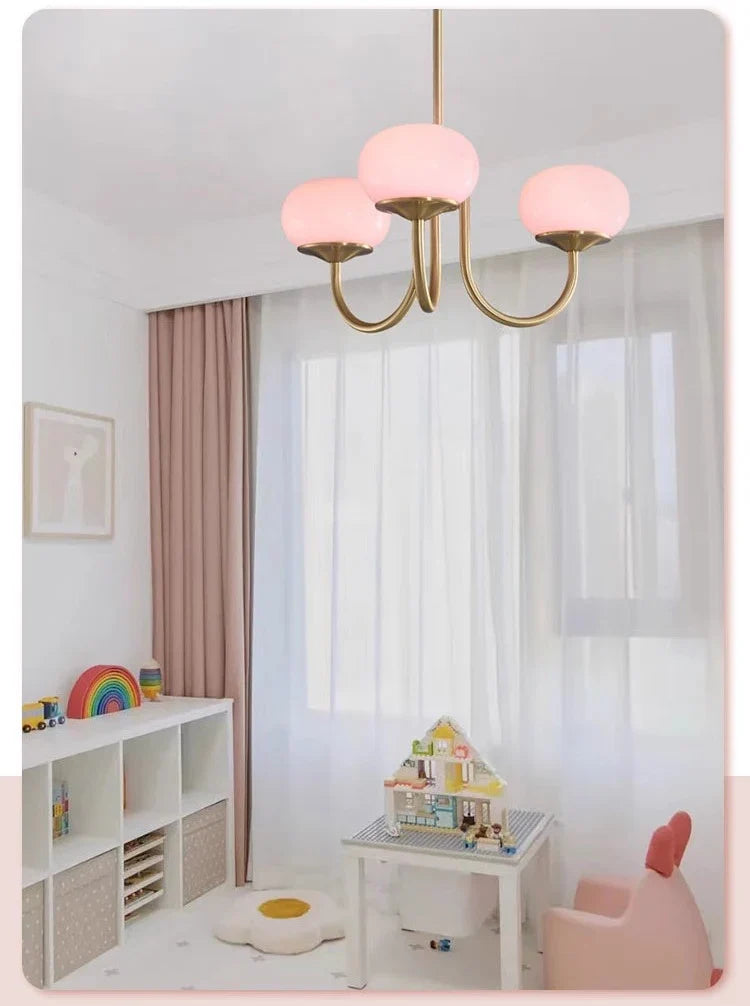 Lustre Chambre Adulte — LED — C argent 5 ampoules