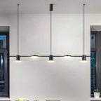 Lustre Moderne Noir — Cuivre