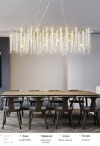 Lustre Cristal Ancien — Métal