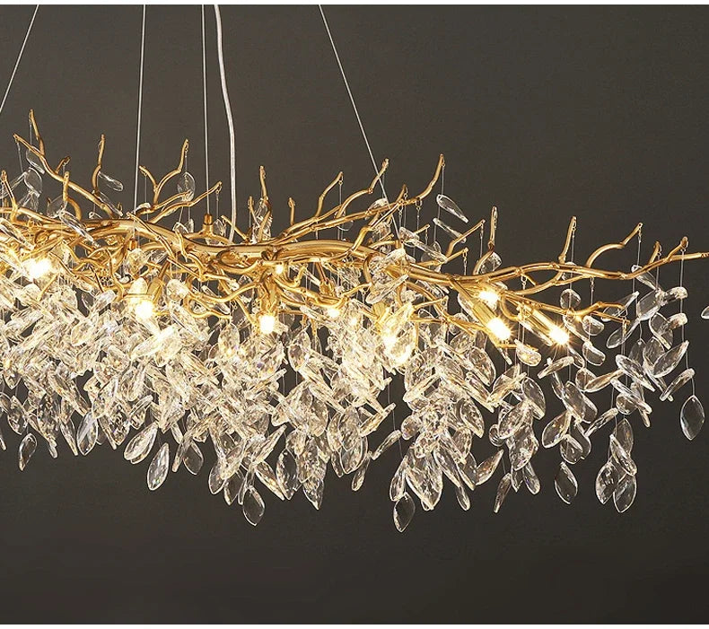 Grand Lustre Salle à Manger — Cristal Grand Format