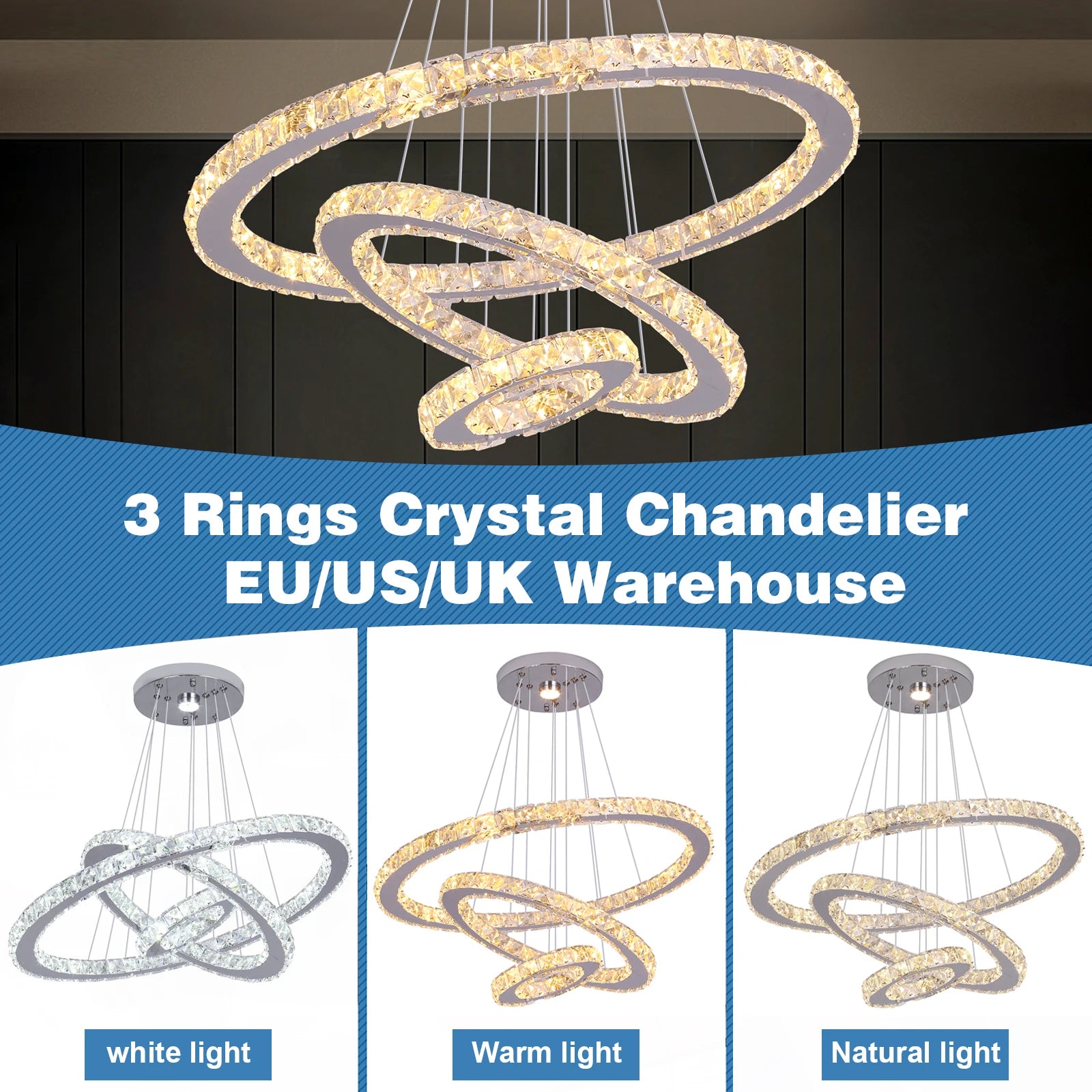 Lustre Cristal Pampilles
