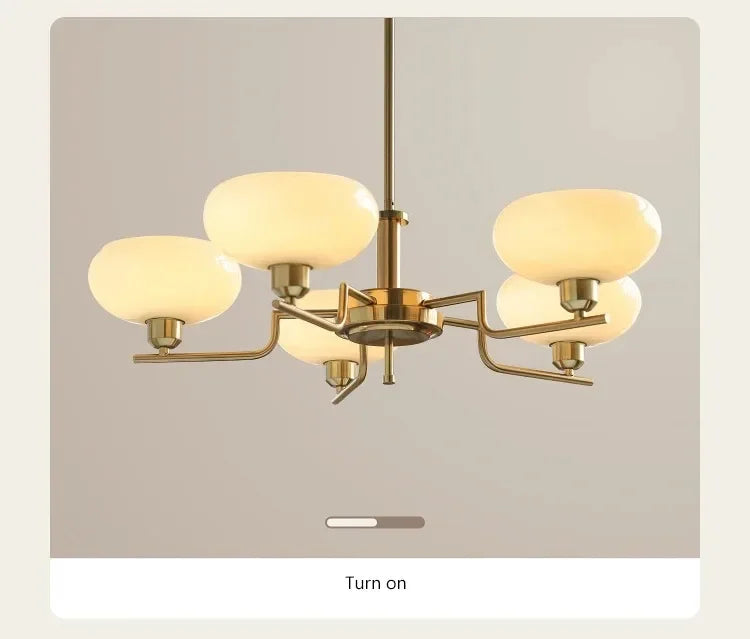 Lustre Vintage Industriel — Verre