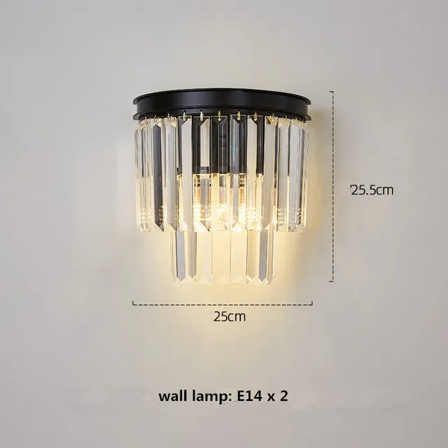Lustre Vintage Industriel — Cristal