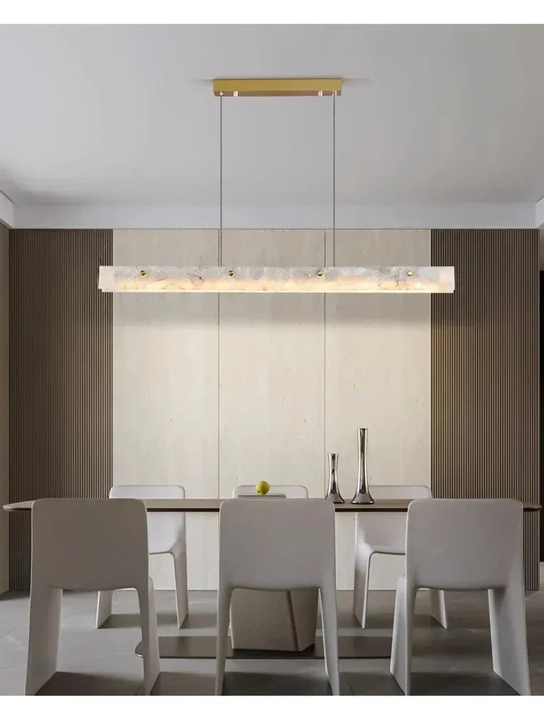Lustre Contemporain — Marbre