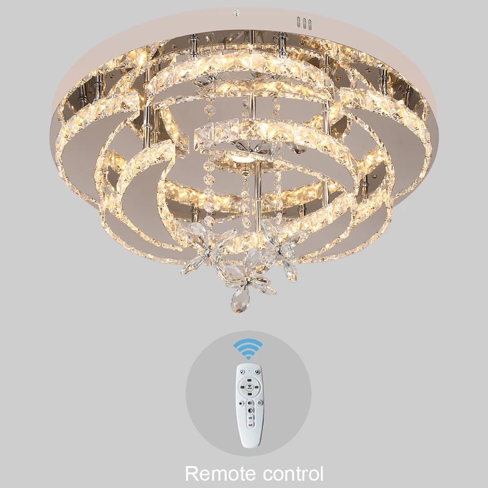 Lustre LED Cristal — Verre