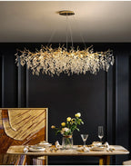 Grand Lustre Salle à Manger — Cristal Grand Format