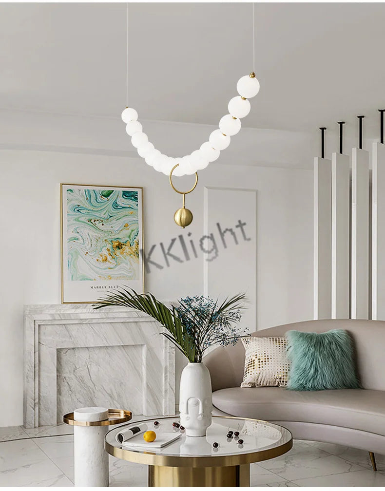 Lustre Art Déco — Cuivre