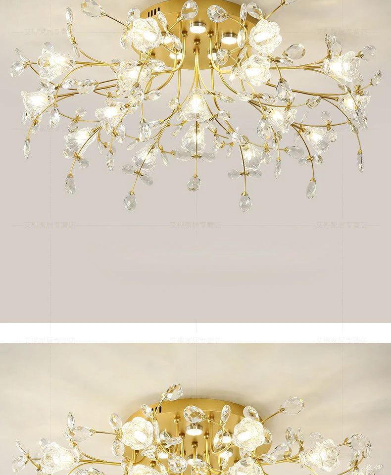 Lustre en Cristal Pas Cher — Nordique