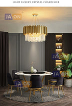 Lustre Cristal Design — Moderne — Oval 150cm
