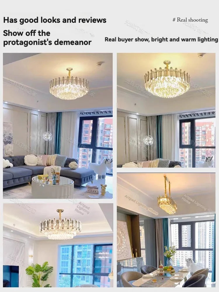 Lustre Luxe Doré