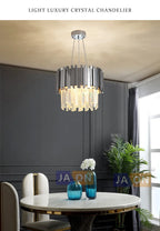 Lustre Cristal Design — Moderne — Oval 150cm