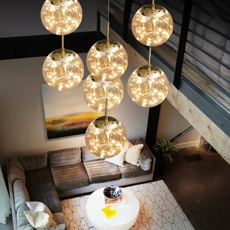 Lustre Salle à Manger Moderne — Cristal
