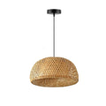 Lustre Bambou Artisanal 30/38/45cm | Suspension Rotin Fait Main | Luminaire Naturel Boho