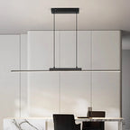 Lustre Salon Design Moderne Long — Salle à Manger et Cuisine — Minimaliste