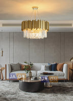 Lustre Cristal Design — Moderne — Oval 150cm