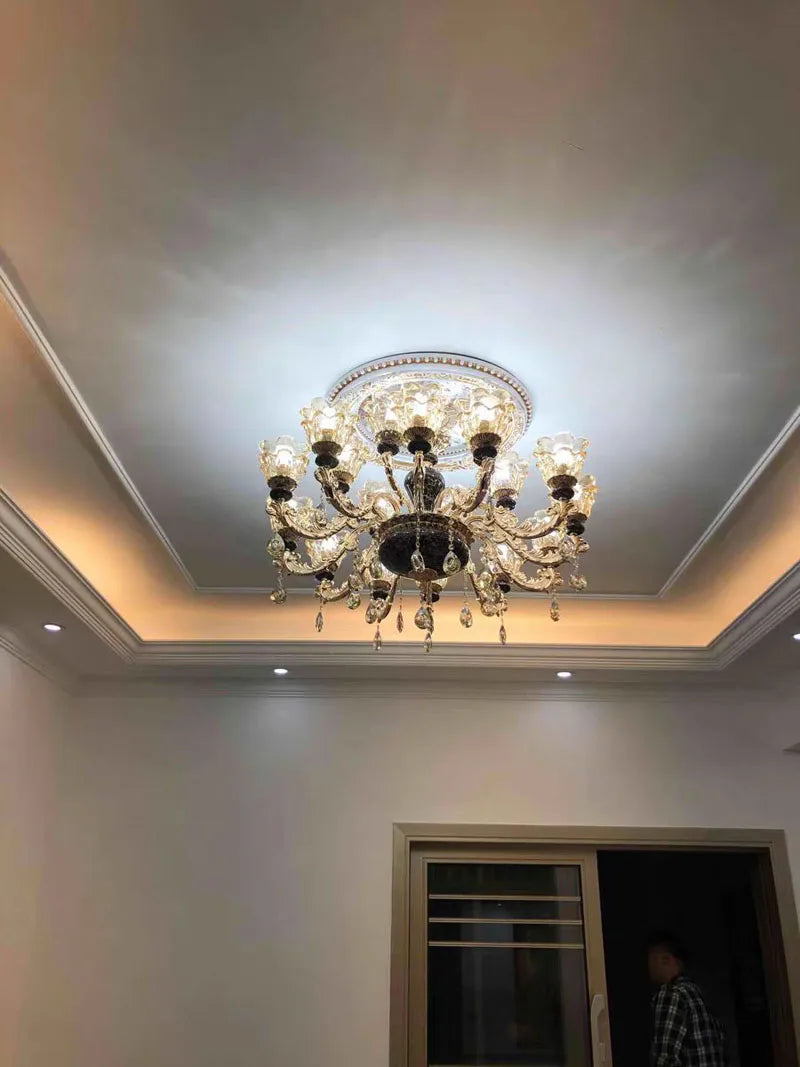 Lustre Luxe Cristal — Minimaliste