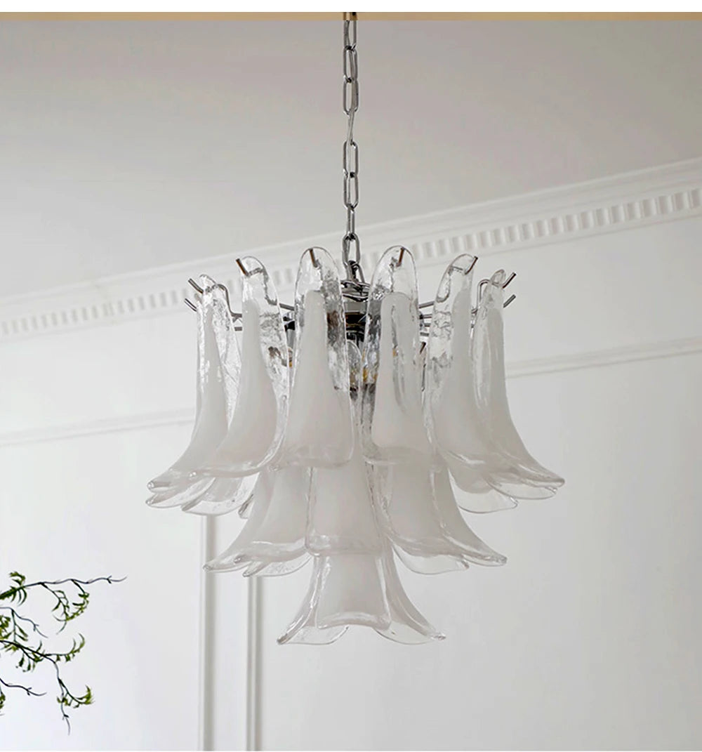 Lustre Salon Moderne — Verre