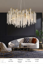Lustre Luxe Cristal — LED