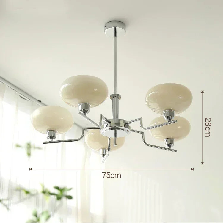 Lustre Vintage Industriel — Verre