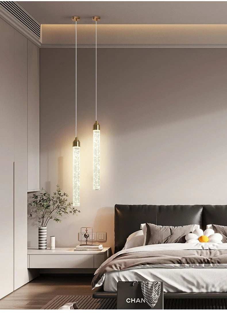 Suspension Cristal Luxe 35cm - Lustre Élégant LED