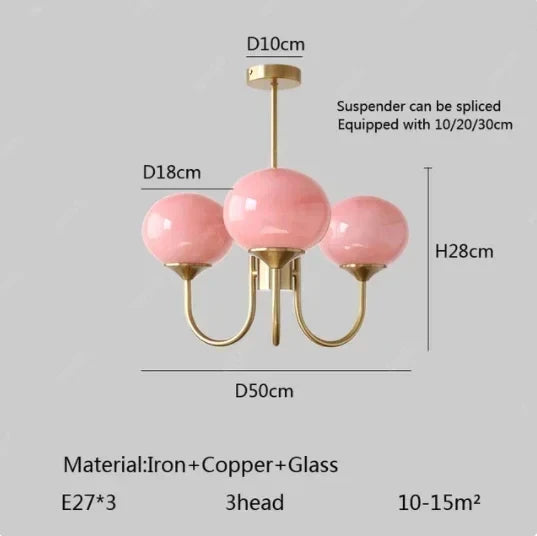 Lustre Chambre Adulte — LED — B argent 5 ampoules