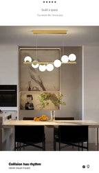 Lustre Design Salle à Manger — Cuisine — Type B - 9 ampoules - 63W