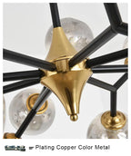 Lustre Globe Verre — Plafonnier Boule Moderne