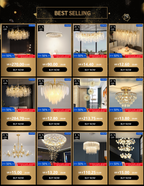 Lustre Cristal Salon — Nordique