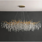 Grand Lustre Salle à Manger — Cristal Grand Format — Rond 80cm