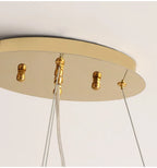 Grand Lustre Salle à Manger — Cristal Grand Format — Rond 80cm