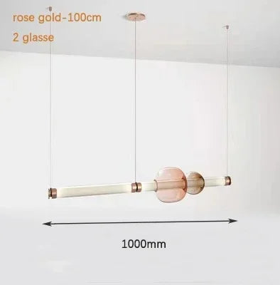 Lustre pour Salon Moderne — Verre