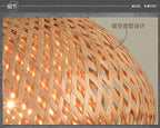 Suspension Bambou Artisanale LED - Lustre Design Naturel 2025