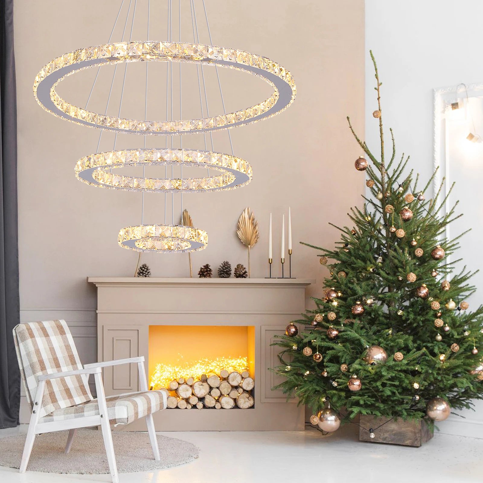 Lustre Cristal Pampilles