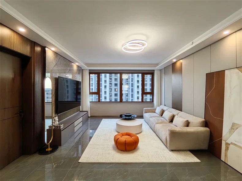 Lustre Design LED — Métal — 2 anneaux 30 40