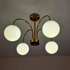 Lustre En Metal Noir — Lustre Industriel Métal