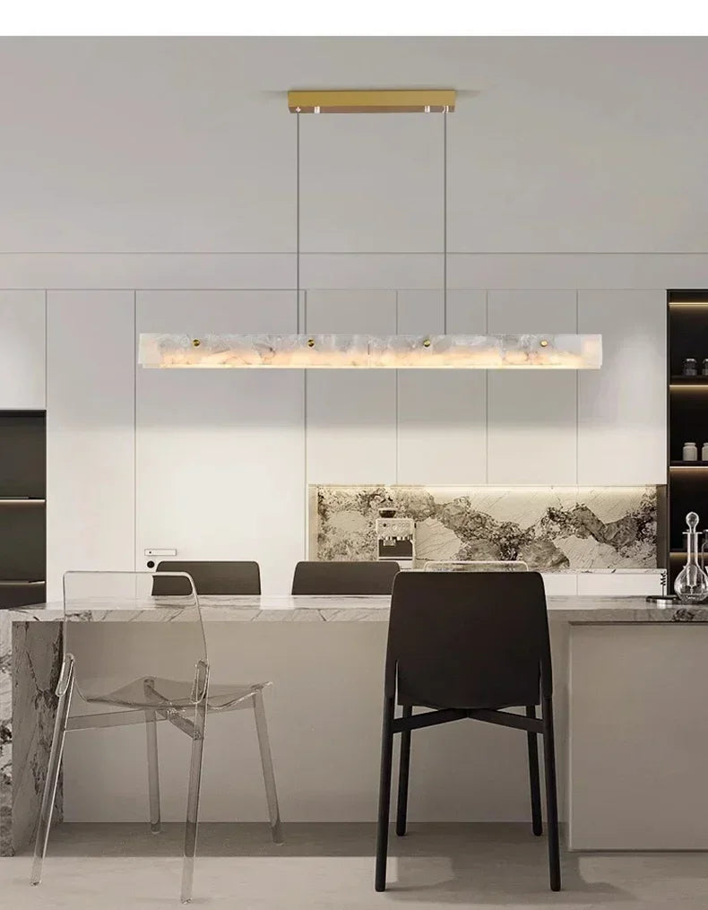 Lustre Contemporain — Marbre