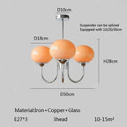 Lustre Chambre Adulte — LED — B argent 5 ampoules