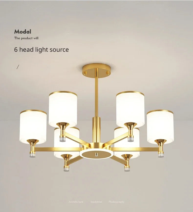 Lustre Moderne Salon — Plafonnier Nordique Design