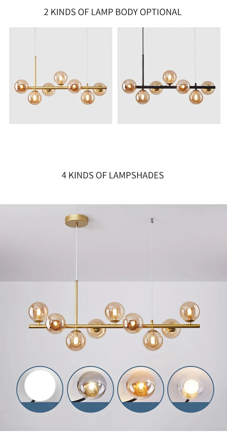 Lustre Design Salon — Verre